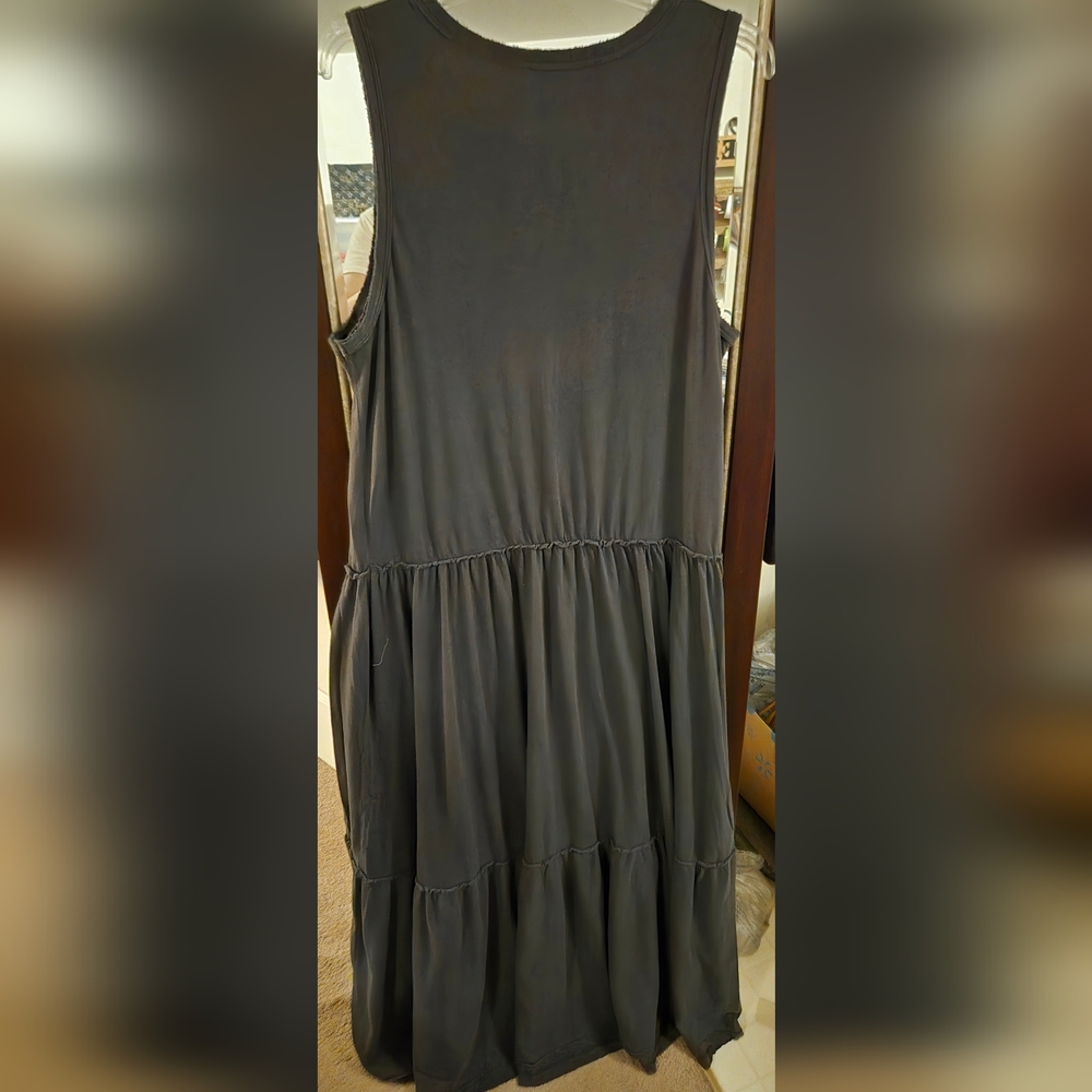 AERIE, Womens Gray Sleeveless Maxi Dress NWOT.  Size XL
